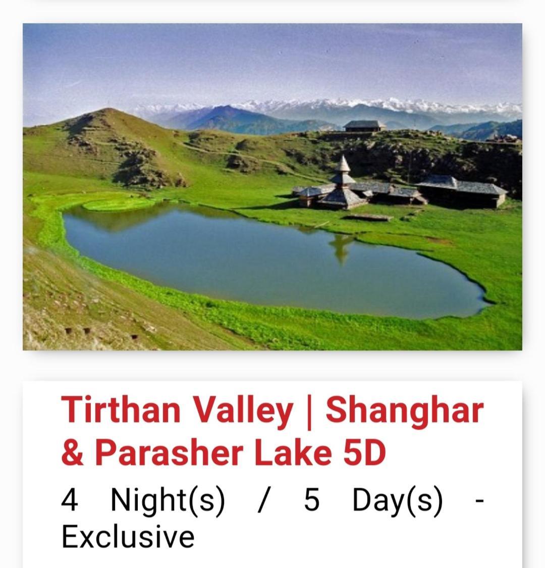 Tirthan Crest Homestay Banjār Buitenkant foto